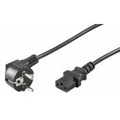 MicroConnect Napajalni kabel Schuko C13, 5m črn