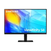 Monitor Samsung 68,6 cm (27,0) S27D800EAU 3840x2160 60Hz IPS 5ms HDMI DisplayPort 2xUSB3.0 Pivot  sRGB99% HDR10 ViewFinity S8