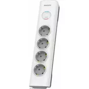 Philips Produžni kabl sa prenaponskom zaštitom SPN7040WA/58 2m 4 uticnice
