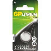 Battery Lithium Button GP CR2032 1 pc