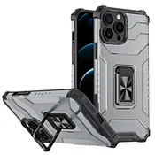 HURTEL Etui ovitek Crystal Ring Armor za iPhone 12 Pro Max črn, (21124485)