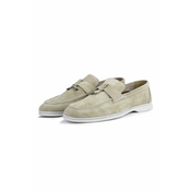 Ducavelli Cerrar Suede Genuine Leather Mens Casual Shoes Loafers Sand Beige.