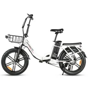 Samebike SAMEBIKE CY20 Pro zložljivo električno kolo, 20 mestno kolo z debelim ovratnikom, 36V 13Ah baterija, bela, (5000255684)