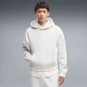 PUMA Essentials Heavy Fleece Boxy Hoodie Oversized Men, Clothing, White Glow Heather, S