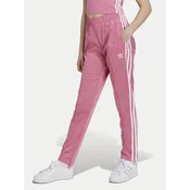 adidas Spodnji del trenirke Trefoil IY4032 Roza Regular Fit
