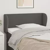 Uzglavlje s ušima sivo 103x23x78/88 cm od umjetne kože