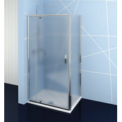 Vrtljiva vrata za pravokotni zaslon Easy Line, 900–1000 x 800 mm L/D različica, steklo brick - 3