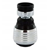 shumee KRATKI PLASTIČNI AERATOR ČRN/KROM