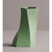 Casa Padrino luxury decorative flower pot green H. 75 cm - Concrete plant pot