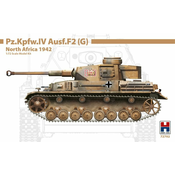 Hobby2000 maketa-miniatura Pz.Kpfw.IV Ausf.F2 (G) North Africa 1942 • maketa-miniatura 1:72 tanki in oklepniki • Level 3