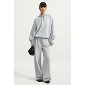 Nike Sportswear pulover s kapuco ženski z bombažem Studio Fleece