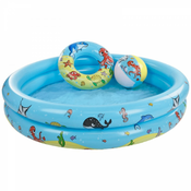Swim Essentials Napihljiv bazenski set Sea Animals - 120 cm