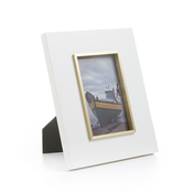 EVVIVA Okvir za slike 10x15cm / bijelo-zlato / drvo, metal