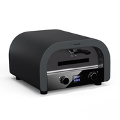 Klarstein FornoVetro, peč za pizzo, dvojni grelni elementi, 2200 W, 550 °C, Cool Touch, notranja in zunanja