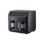 Medion MD 11760 Life P20 XXL Twin Doppelzonen-Heißluftfritteuse 8,7 l, schwarz