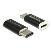 DELOCK USB 2.0 adapter (65678), črn