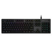 LOGITECH G512 Carbon RGB USB GX Red (Linear) mehanska gaming slo črna tipkovnica