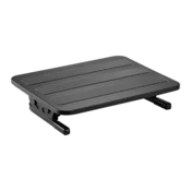 Logilink samostalni, podesivi naslon za noge, 300 x 380 mm, kut nagiba 20° / +20°, protuklizna gumenasta obloga, crna