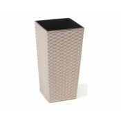 eoshop Pokrov za cvetlični lonec FINEZIA RATAN EKO plastika 30x30x57cm