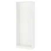 PAX Okvir garderobne omare, bela, 75x35x201 cm