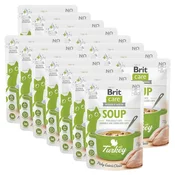 Brit Care Cat Soup with Turkey 15 x 75 g