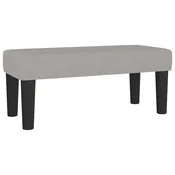 Vidaxl Klop svetlo siva 70x30x30 cm blago