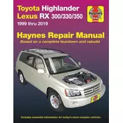 HM Toyota HighLander Lexus RX 300 330 350 1999-2019