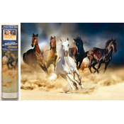 Norimpex - Puzzle Diamantna slika: Prestrašena čreda 30x40cm - 1 - 39 kosov