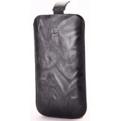 Nobrand Torbica INDIGO Wash velikost S črna - žepek za telefon, dimenzije telefona do 106 x 55 x 11mm
