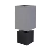 Globo 21628ALU - Stona lampa VALENTINO 1xE27/7W/230V crna/antracit