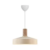 Nordlux - Lestenec na vrvici ELVAS 1xE27/60W/230V pr. 37,5 cm bež