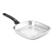 Grill frying pan, stainless steel, 28 x 28 cm, Elite - Monix
