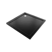 Mexen Flow kvadratna tuš kad slim 75 x 75 cm, črna mat - 46S707575