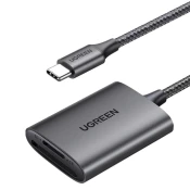 shumee Čitalec kartic SD microSD MMC TF USB-C 5Gb/s - siv