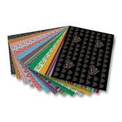 Ustvarjalen dekorativen karton Folia Folk 50 x 70 cm / 13 listov ()
