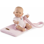 Guca 946 NEW BORN GIRL - realistična otroška punčka s polnim ohišjem iz vinila - 25 cm