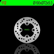 NG Zavorni disk Honda Helix 250 1995-1999 spredaj 190x72x5mm 4x10.5mm