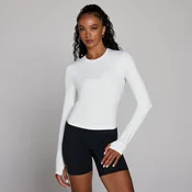 MP Womens Tempo Long Sleeve Top With Thumbholes - White - White - XL