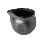 Lonček za omako METALLIC 400 ml, črna, keramika, MIJ