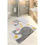 Lessentiel Maison Set 3 prostirke za kupatilo Šareni