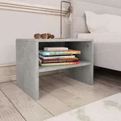 Nocni ormaric boja betona 40 x 30 x 30 cm od konstruiranog drva
