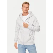 Tommy Jeans Jopa na zadrgo  svetlo siva