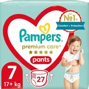 Pampers pants premium VP 7 17kg+ 27kom