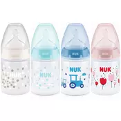 NUK 10743875 bočica First Choice + PP z termometrom 150ml silikon