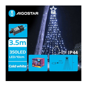 Aigostar - LED spoljna božicna dekoracija LED/6W/230V 3,5m IP44 hladna bela