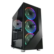 LC Power Gaming kucište LC-803B-ON zatamnjeno-X crno