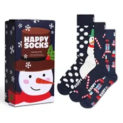 Happy Socks carape 3-pack Holiday navy gift set