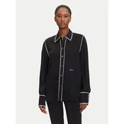 KARL LAGERFELD Srajca A3W11012 Črna Regular Fit