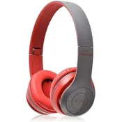 Bežicne bluetooth slušalice P47, Crvene