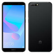 HUAWEI obnovljen pametni telefon Y6 2018 2GB/16GB, Black